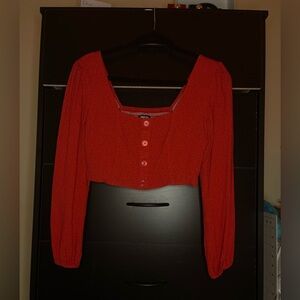 Women’s Long Sleeve Crop Top